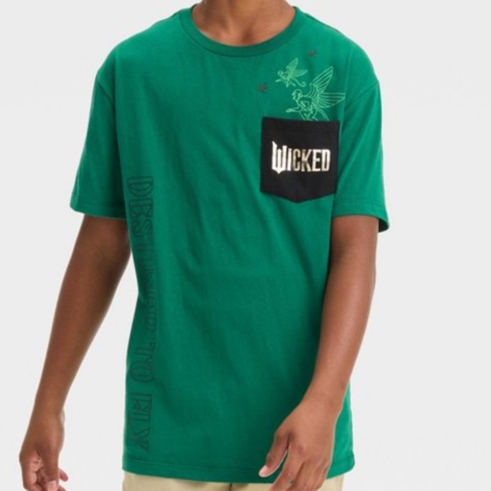 NWT Target Green Wicked graphic T-shirt XS Girls Boys Unisex